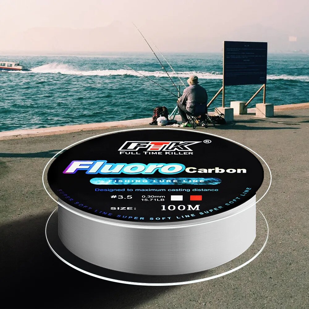 100m Fluorocarbon Bait Fishing - Copolymer Line ulasan dan harga