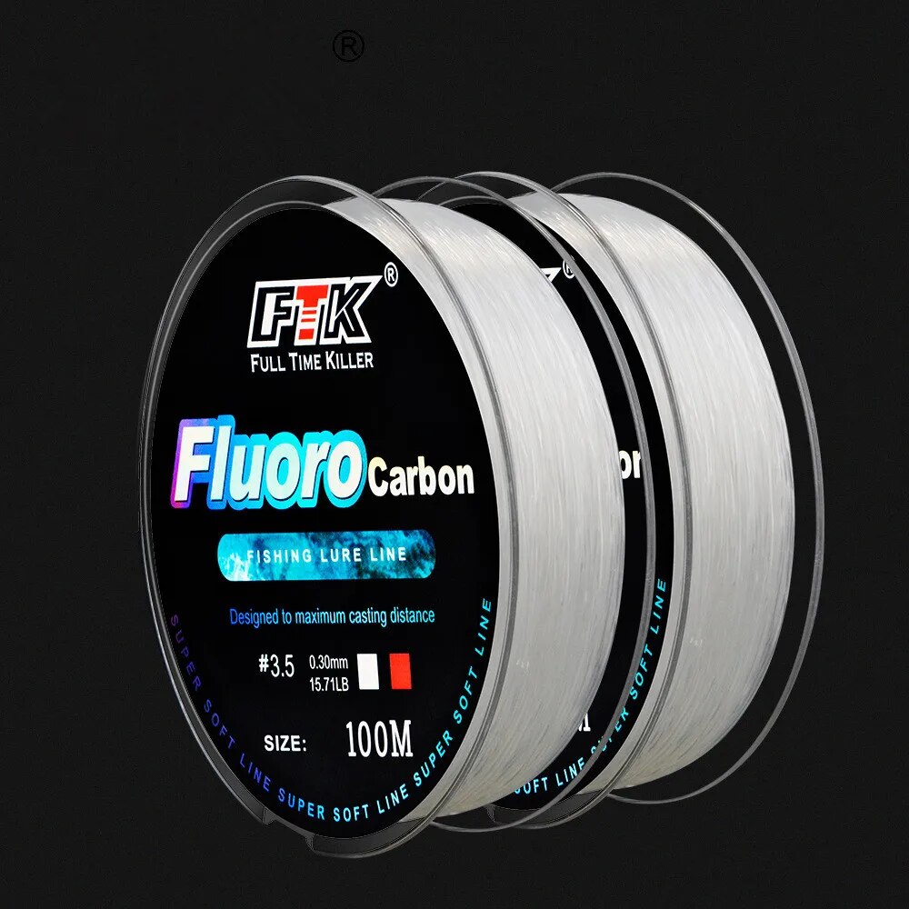100m Fluorocarbon Bait Fishing - Copolymer Line ulasan dan harga