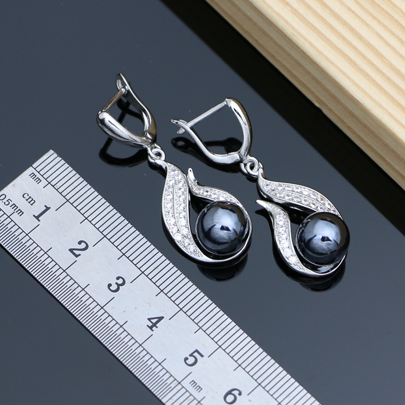 Black Pearls 925 Silver Jewelr - Freshwater Line ulasan dan harga