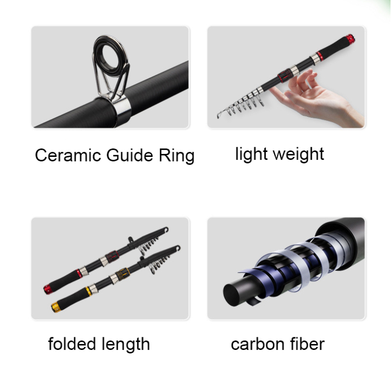Carbon Fiber Fishing Rod 2.1m  - Freshwater Line ulasan dan harga