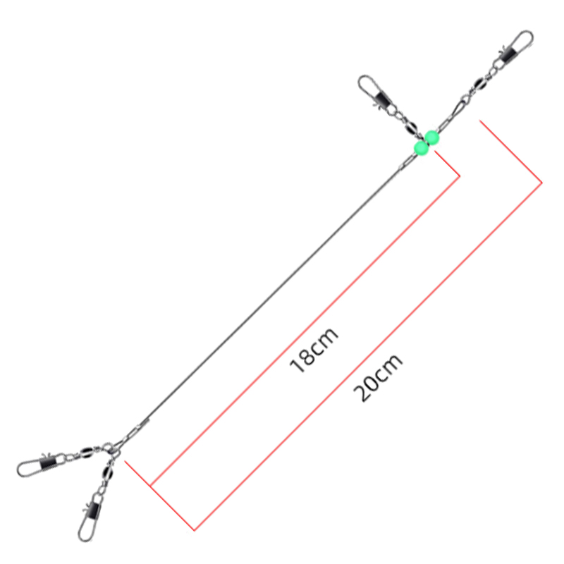 6pcs Squid Fishing Rig Octopus - Leader Line ulasan dan harga